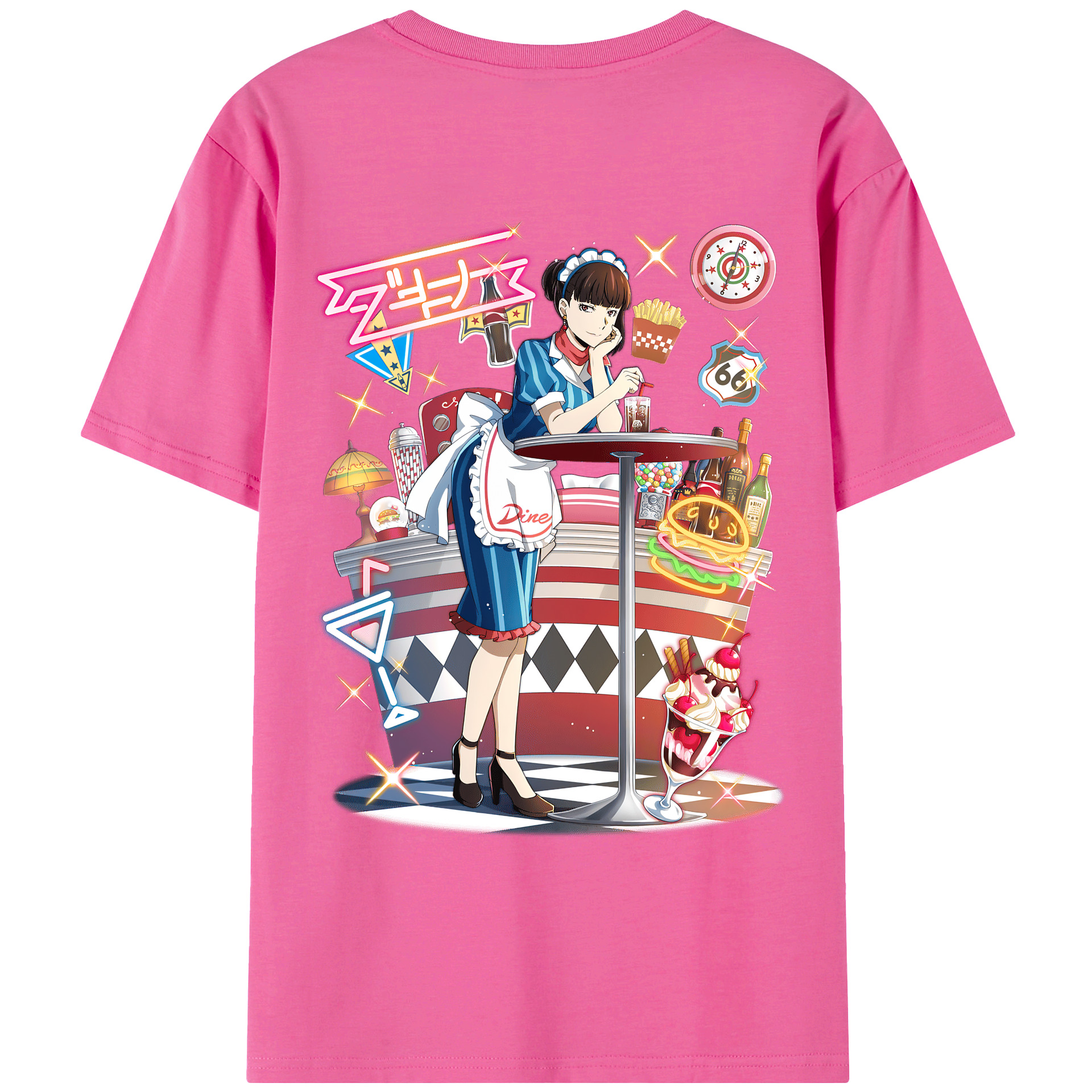 （画像用） 文豪ストレイドッグス Bungo Stray Dogs レディース半袖Tシャツ(バックプリント)